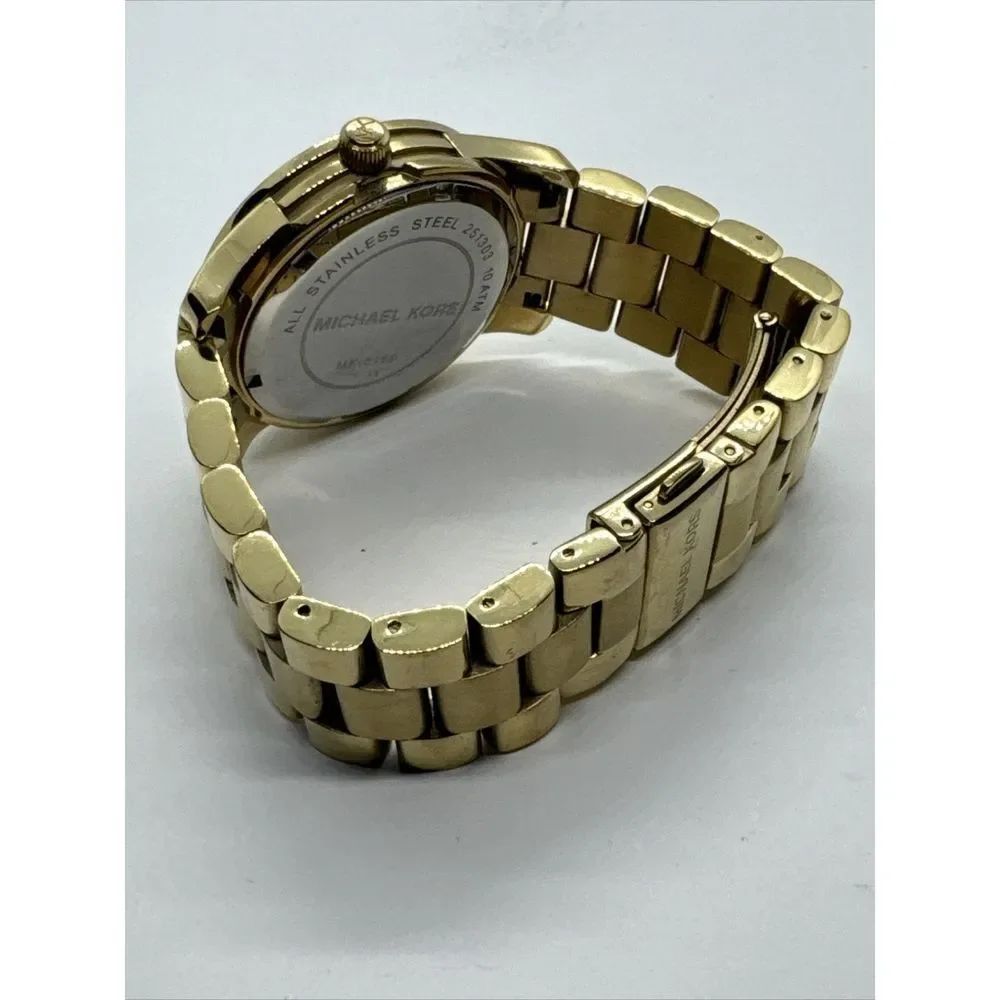 Michael Kors MK5160 Women's Gold Stainless Steel Analog Dial Quartz Watch JNA789